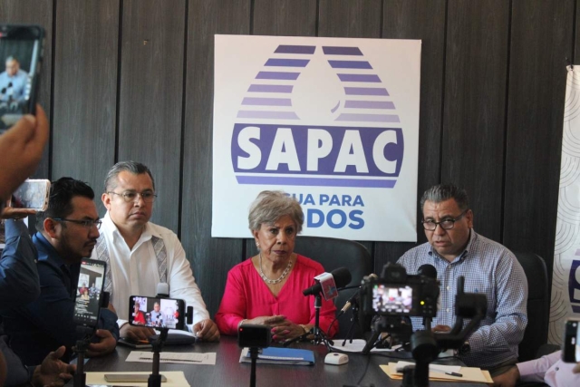 Directivos del SAPAC detallaron la situación que prevalece por los cortes de la CFE.