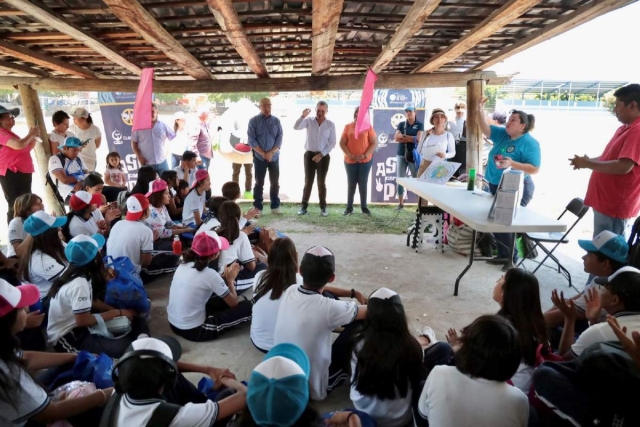 Celebra Morelos el Día Mundial del Agua en compañía de niñas y niños morelenses
