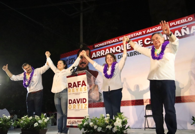 Arrancan campaña Rafael Reyes y David Ortiz en Jiutepec
