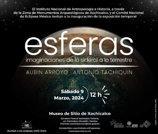 Inaugurarán exposición de arte y ciencia en el museo de Xochicalco