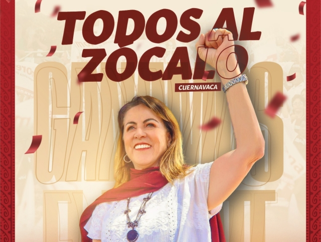 Anuncia Margarita González concentración en el zócalo