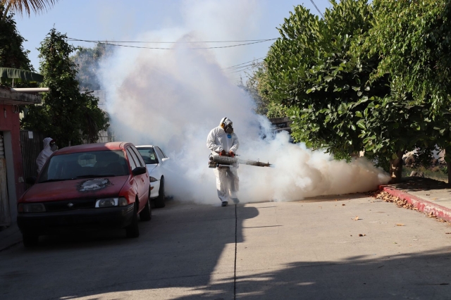 Intensifican acciones de nebulización para combatir dengue, zika y chikungunya en Jiutepec