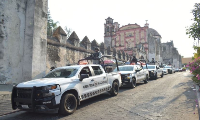 Arribaron más de novecientos elementos del Ejército Mexicano y de la Guardia Nacional a Morelos