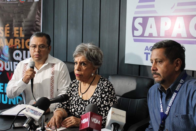 Autoridades del SAPAC anunciaron, en rueda de prensa, que impugnarán la liberación del exedil Antonio Villalobos Adán. 