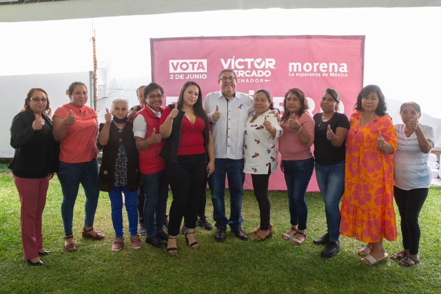 Víctor Mercado aseguró que es tiempo de las mujeres transformadoras y humanistas