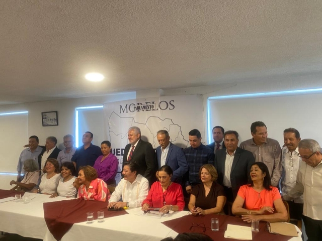 Dan a conocer a la asociación &#039;Parlamentarios por Morelos&#039;