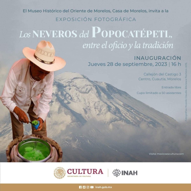 Abren Exposición Fotográfica &#039;Los Neveros del Popocatépetl&#039;