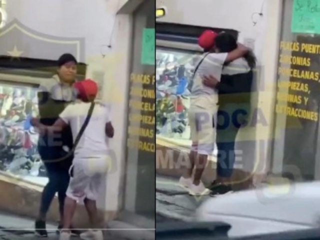 Escena viral en Cuernavaca: ¡Amor Apache! Mujer golpea a hombre y este le suplica