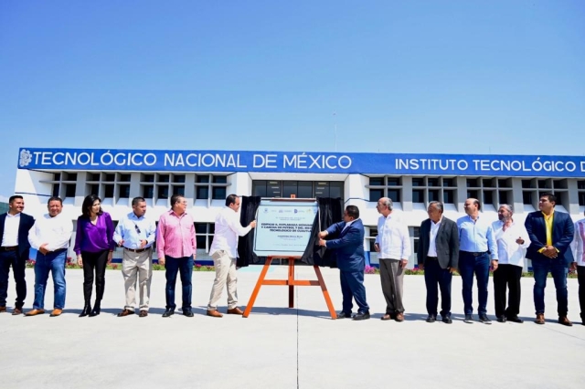 Cumple gobierno de Cuauhtémoc Blanco y la federación con modernización de infraestructura educativa en Instituto Tecnológico de Cuautla