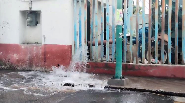 Reportaron vecinos de colonia Lagunilla fuga en pozo de agua