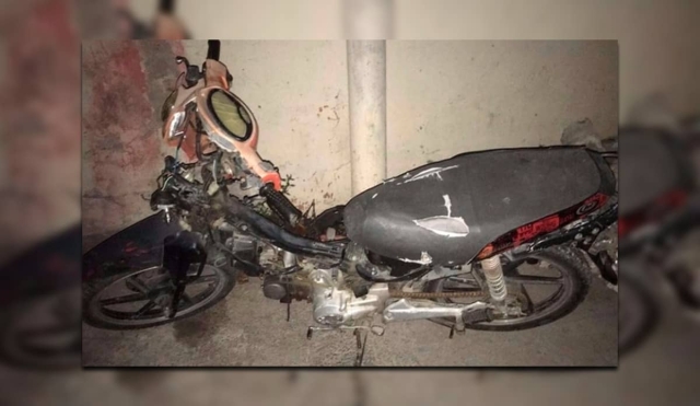 Abandonan una moto en El Higuerón