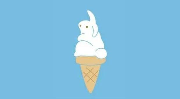 ¿Qué ves primero un conejo o un helado?