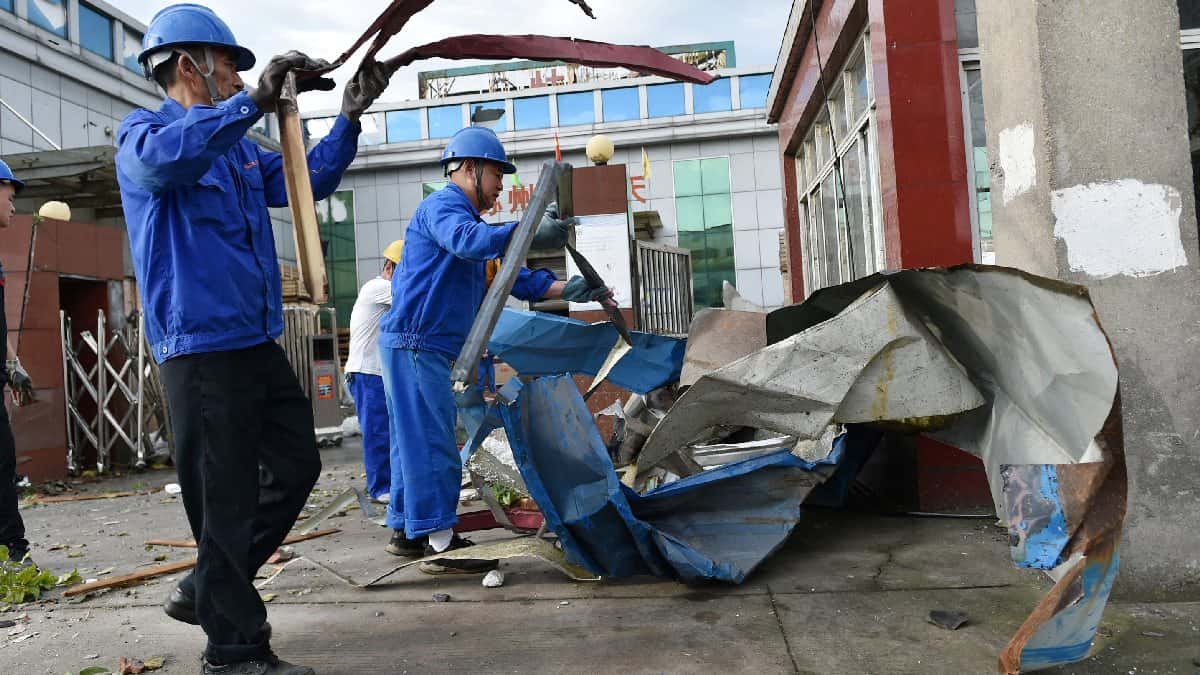 Las ciudades de Wuhan y Suzhu resultaron afectadas.