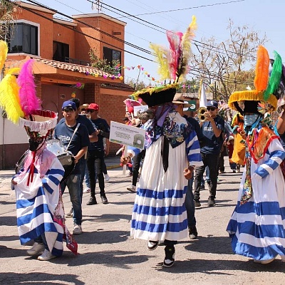 Con fiesta, reciben en Chalcatzingo Portal del Inframundo