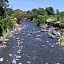 Las márgenes del río resultaron dañadas con las recientes lluvias.