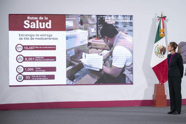 Claudia Sheinbaum coordinó el inicio del programa.