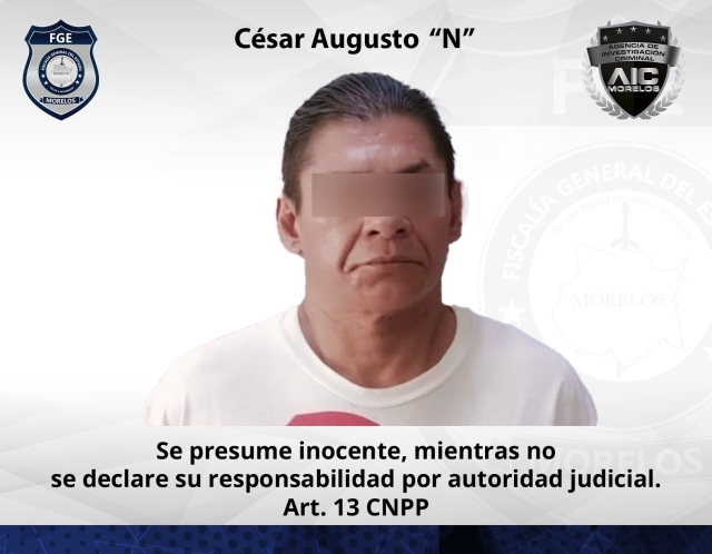 AIC realiza aprehensión de hombre sentenciado que se fugó de un hospital de Cuernavaca