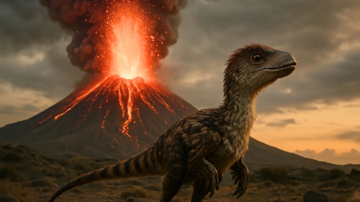 Erupciones crearon un invierno volcánico que extinguió especies y benefició a dinosaurios