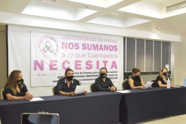 Ciudadanos independientes anunciaron respaldo a Jorge Argüelles
