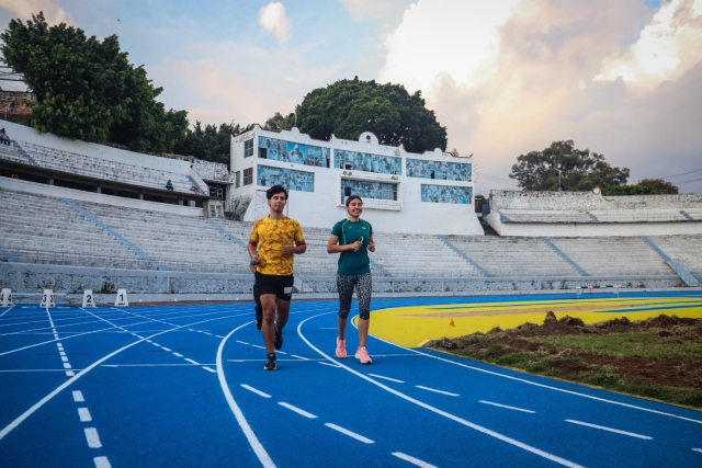 Reabre Indem pista atlética de la unidad deportiva Centenario