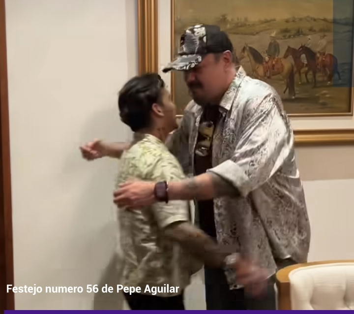 Pepe Aguilar Celebra su 56º Aniversario con el Abrazo de su Yerno Christian Nodal