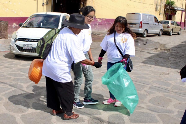 Con este tipo de actividades se busca fomentar la cultura del cuidado del medio ambiente en Yecapixtla.