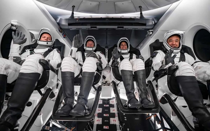 Los tripulantes de la misión Crew-7 de la NASA regresan a Tierra