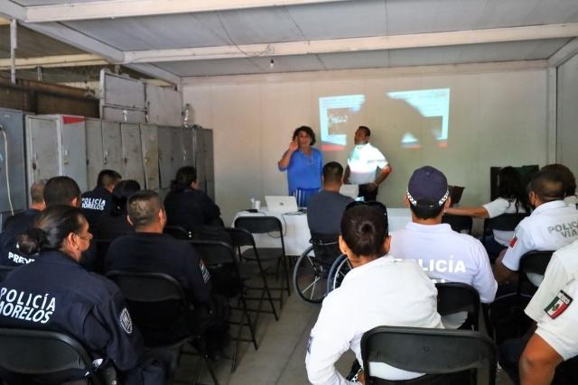 Imparten taller a policías de Zacatepec sobre derechos de comunidad LGBTTTIQ