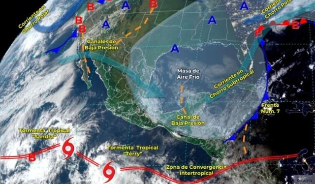 Clima en México 8 de noviembre: lluvias, aguanieve y nuevo frente frío