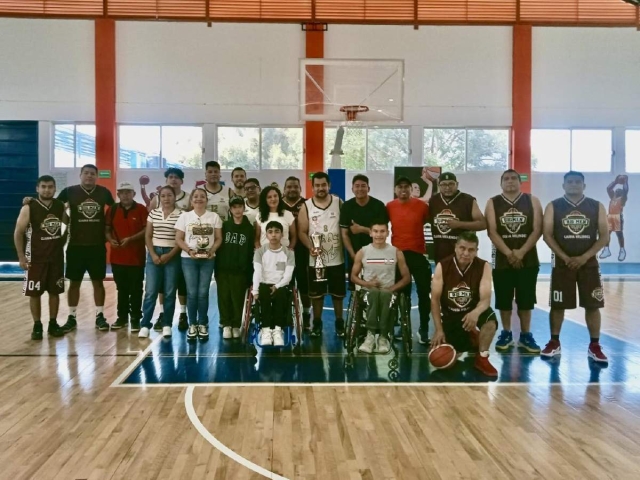 Celebran encuentro de baloncesto de personas con discapacidad auditiva en Yecapixtla