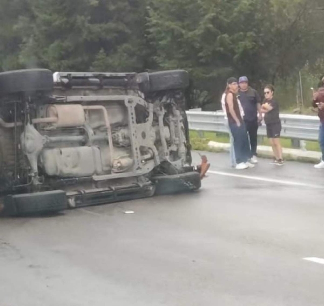 Dos lesionados, saldo de choque en Tres Marías