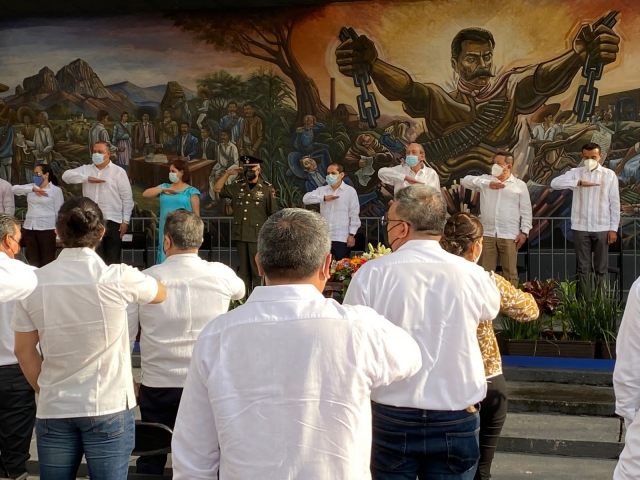 Conmemora Gobierno de Morelos el aniversario 142 del natalicio de Emiliano Zapata