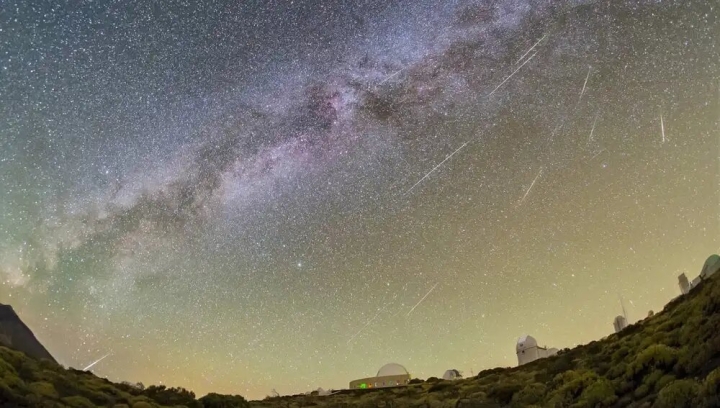 Perseidas captadas desde el Observatorio del Teide | Sinc