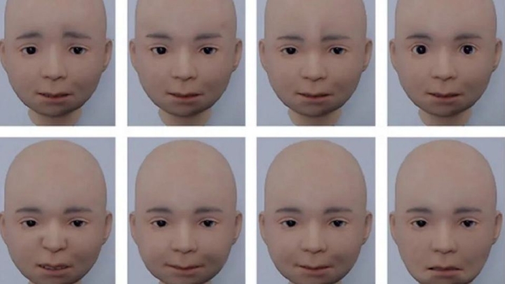 ¡Sorprendente! Crean primer niño androide capaz de tener expresiones faciales