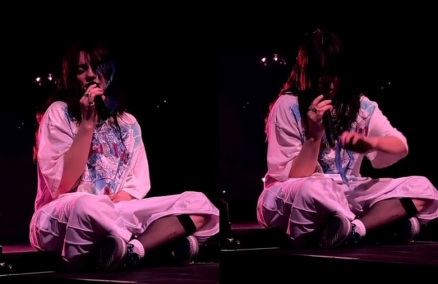 Fan lanza objeto a Billie Eilish mientras cantaba &#039;What Was I Made For?&#039;