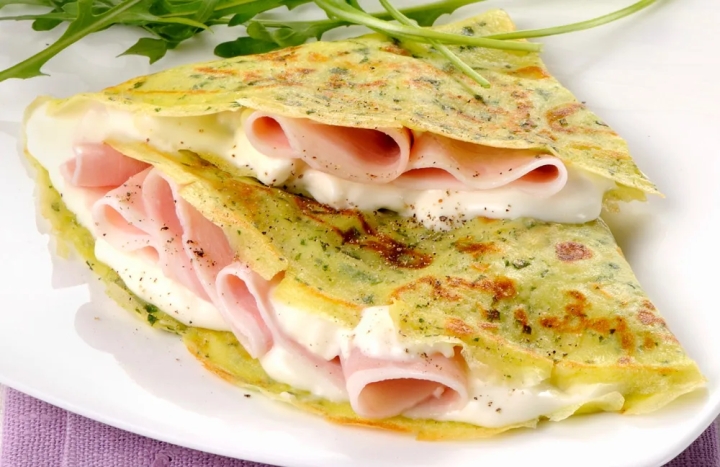 Desayuno exprés: Cómo hacer crepas saladas de jamón y queso fácilmente