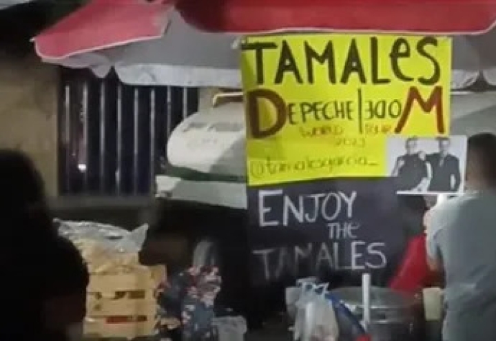 ¡Enjoy the tamales!: &#039;Tamales García&#039; la rompe en concierto de &#039;Depeche Mode&#039;