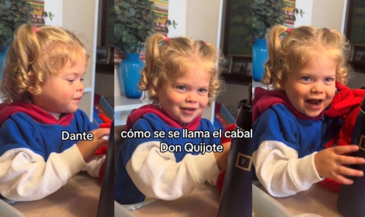 Niña sorprende a internautas con sus conocimientos de cultura general