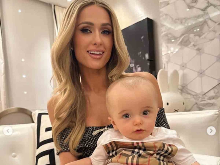 Paris Hilton defiende a su bebé ante las críticas sobre el tamaño de su cabeza