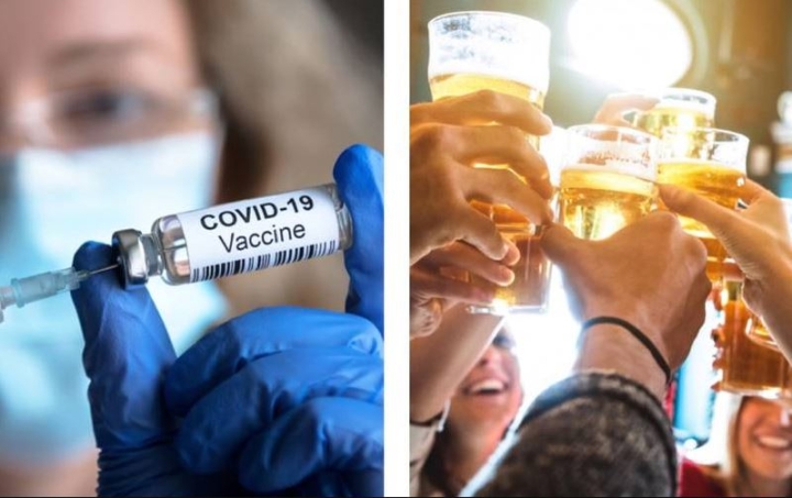 ¿Qué pasa si tomo alcohol después de vacunarme contra COVID?
