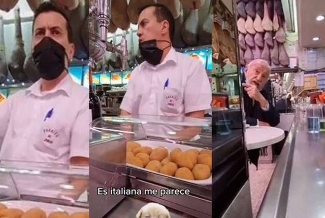 Mexicano pide una torta de tamal en España.