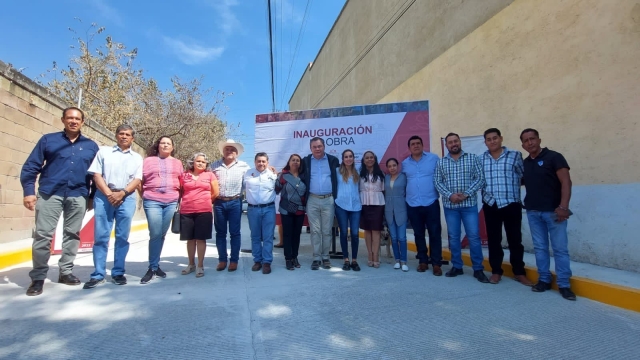 Entregan integrantes del Ayuntamiento de Jiutepec dos obras en la colonia Centro