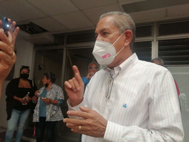 Enrique Paredes Sotelo, presidente del partido Movimiento Alternativa Social.  