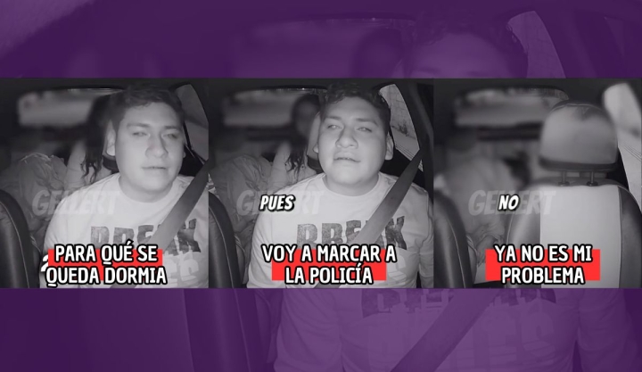 Joven deja a su amiga ebria en transporte privado y desata polémica en redes: 'Ya no es asunto mío'