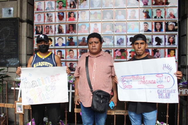 El colectivo Tribus Urbanas Morelos exigió una investigación del caso. 