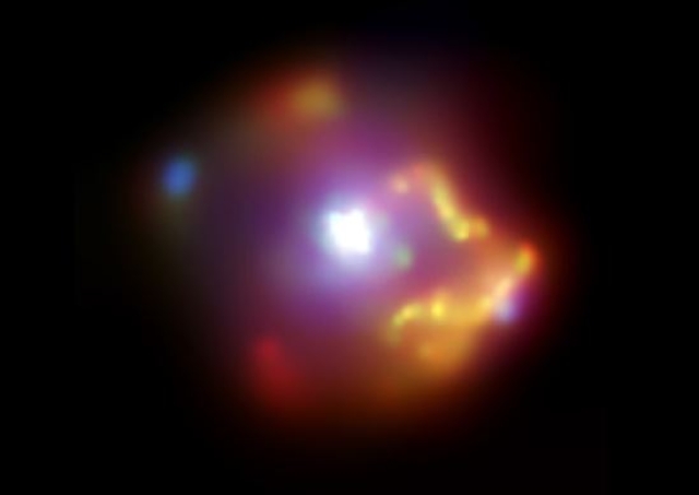 Imagen de rayos X del remanente de supernova SNR 0540-69.3