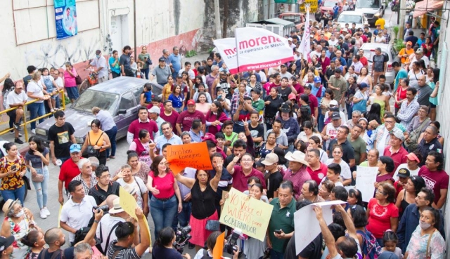 Víctor Mercado recibe respaldo de sus paisanas y paisanos de Yautepec en sus aspiraciones morenistas