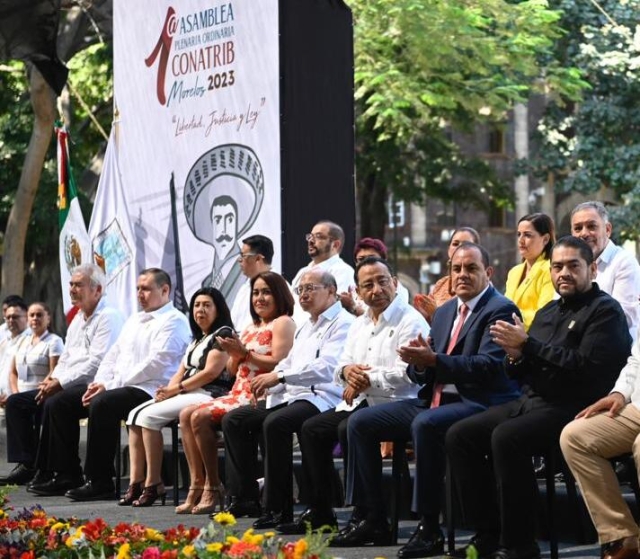 Acude gobernador a la primera asamblea plenaria ordinaria de la Conatrib 2023 en Morelos