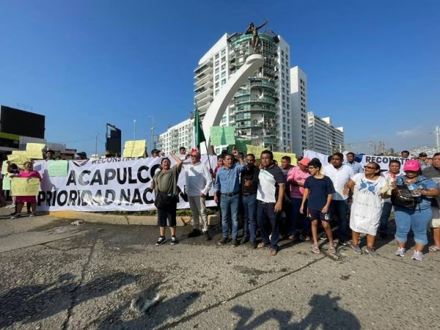 Caravana ciudadana exige más recursos a AMLO para reconstruir Acapulco