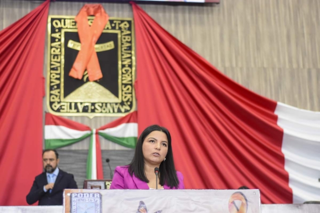 Conmemoran en Congreso local el Día Internacional de la Eliminación de la Violencia contra la Mujer